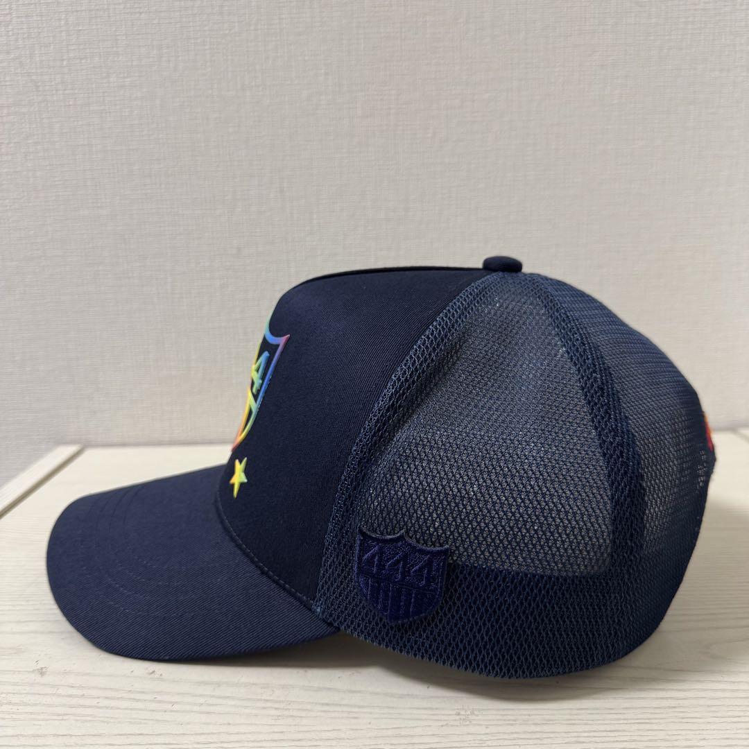 【BLACK LINE】【新品同様】ヨシノリコタケ メッシュキャップ　ネイビー
