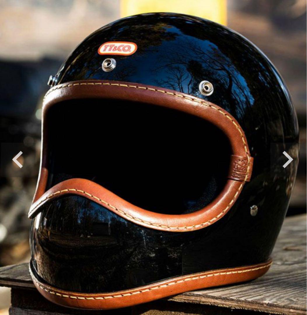tt&co トゥカッター レザー ヘルメット&シールド&バイザー 3点セット tt&co トゥカッター レザー ヘルメット&シールド&バイザー 3点セット