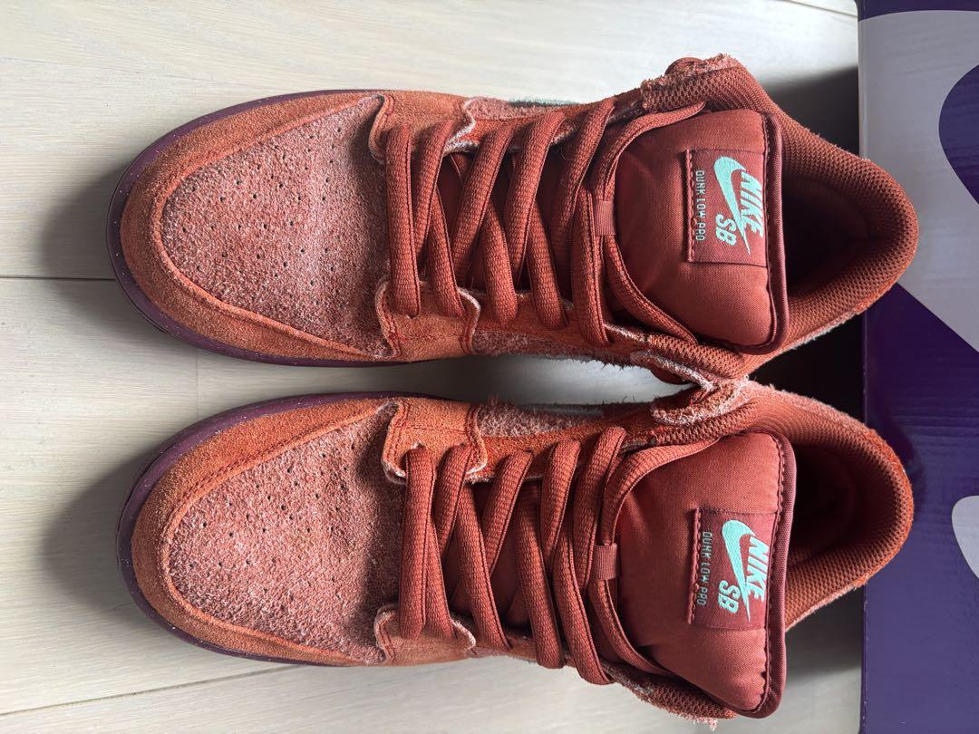 スケートボード NIKE SB Dunk Low Pro PRM Mystic Red