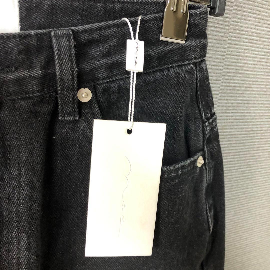 新品 Na.e Wide Loose Jeans L BLACK