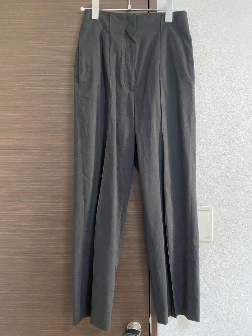 【美品】リネンストレッチパンツ ウィムガゼット