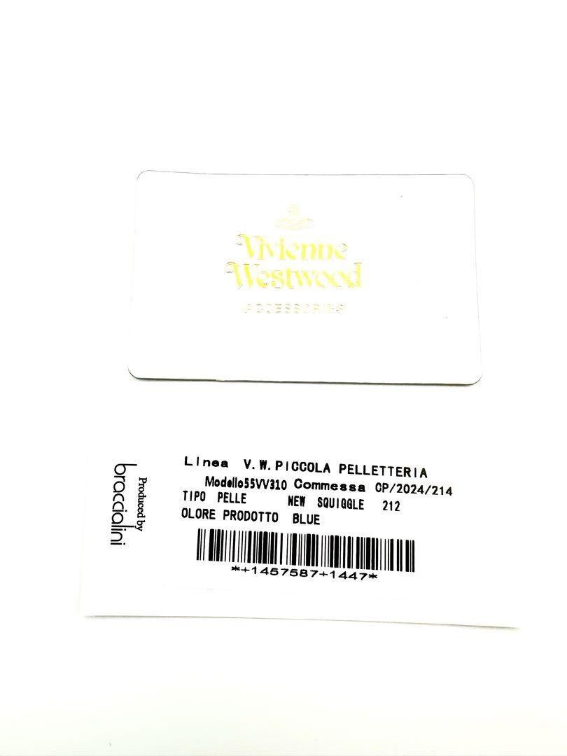 【新品未使用】Vivienne Westwood 長財布 BLUE 青