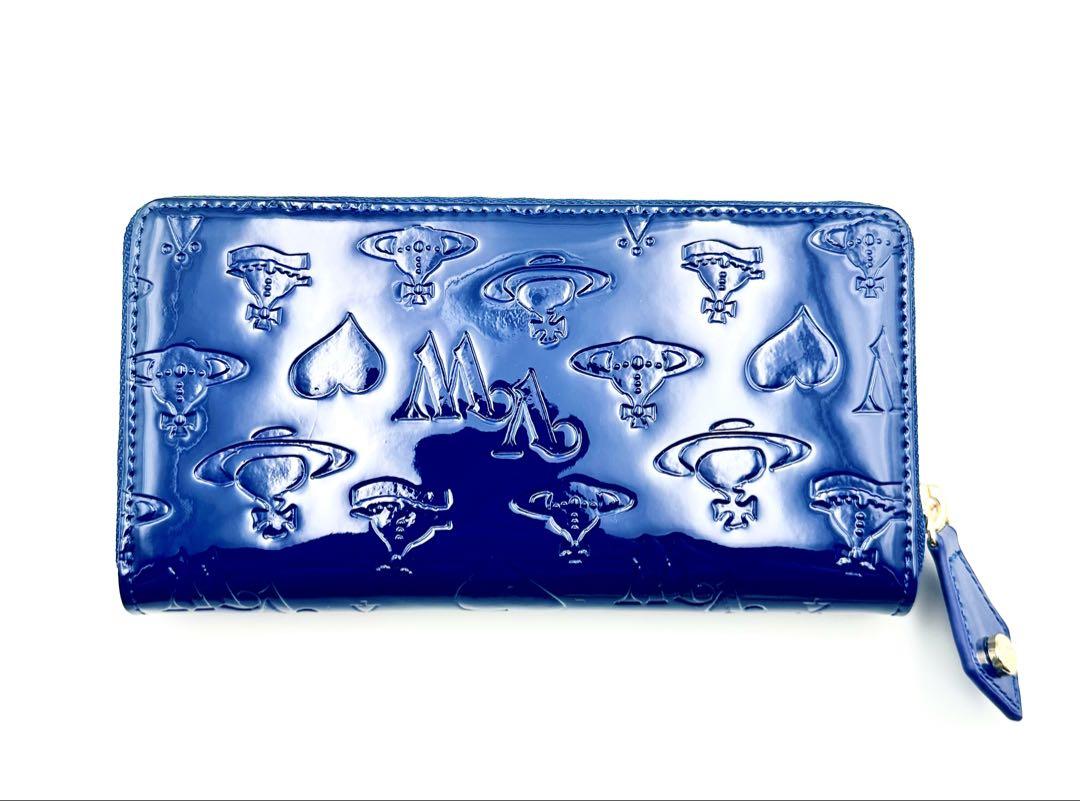 【新品未使用】Vivienne Westwood 長財布 BLUE 青