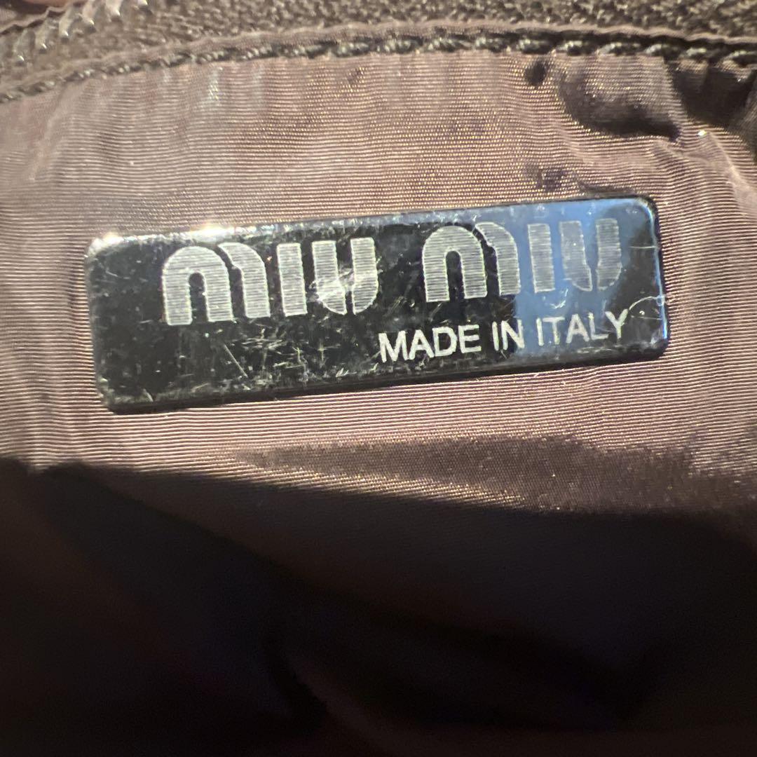 激レアモデル❗️】archive miumiu ショルダーバッグ レザー