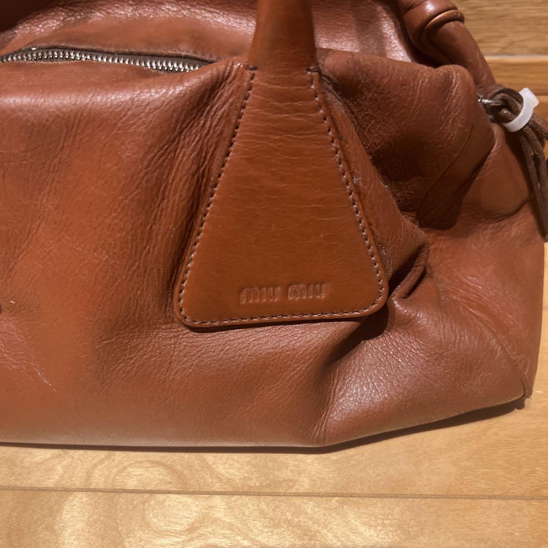 激レアモデル❗️】archive miumiu ショルダーバッグ レザー
