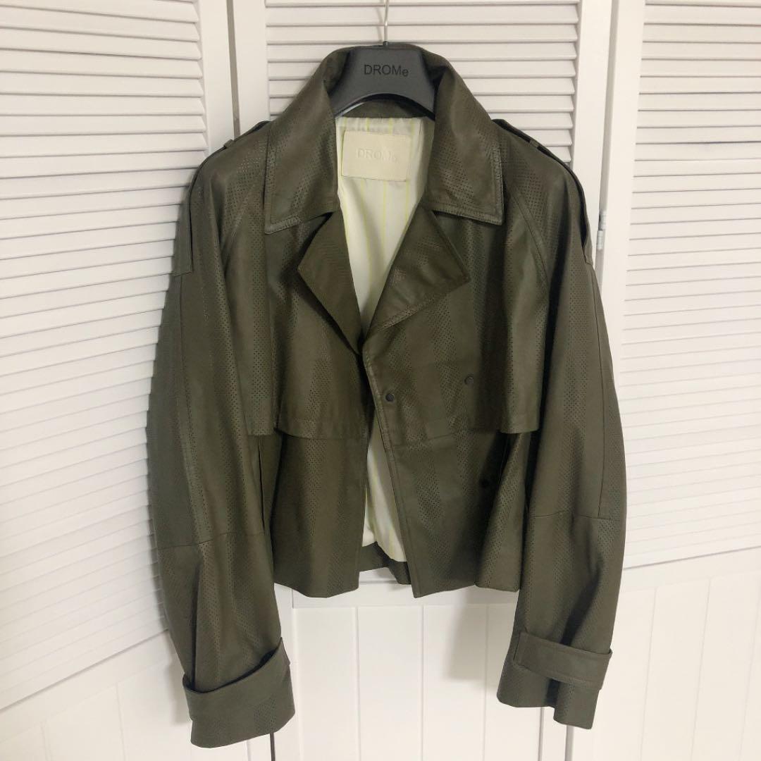 未着用!!DROMe. イタリアブランド レザージャケット - www