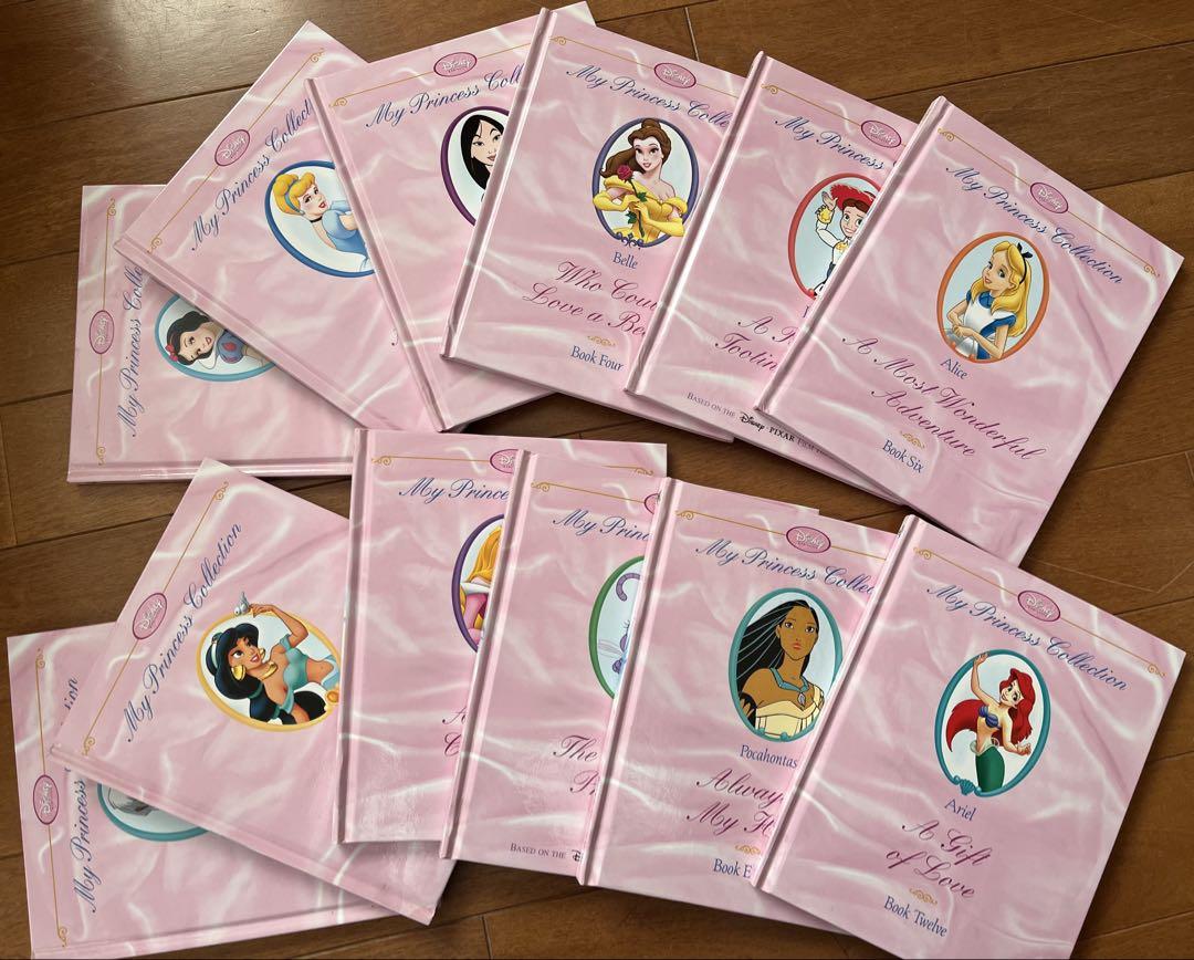ディズニー プリンセスコレクション 英語絵本セット12冊ボックス
