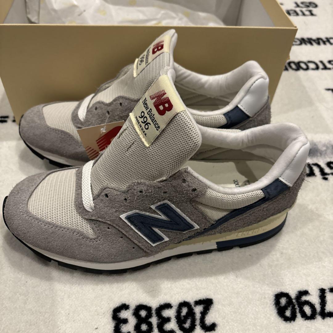 新品ニューバランス996TE MADE IN U.S.A 25cm グレー 画像2