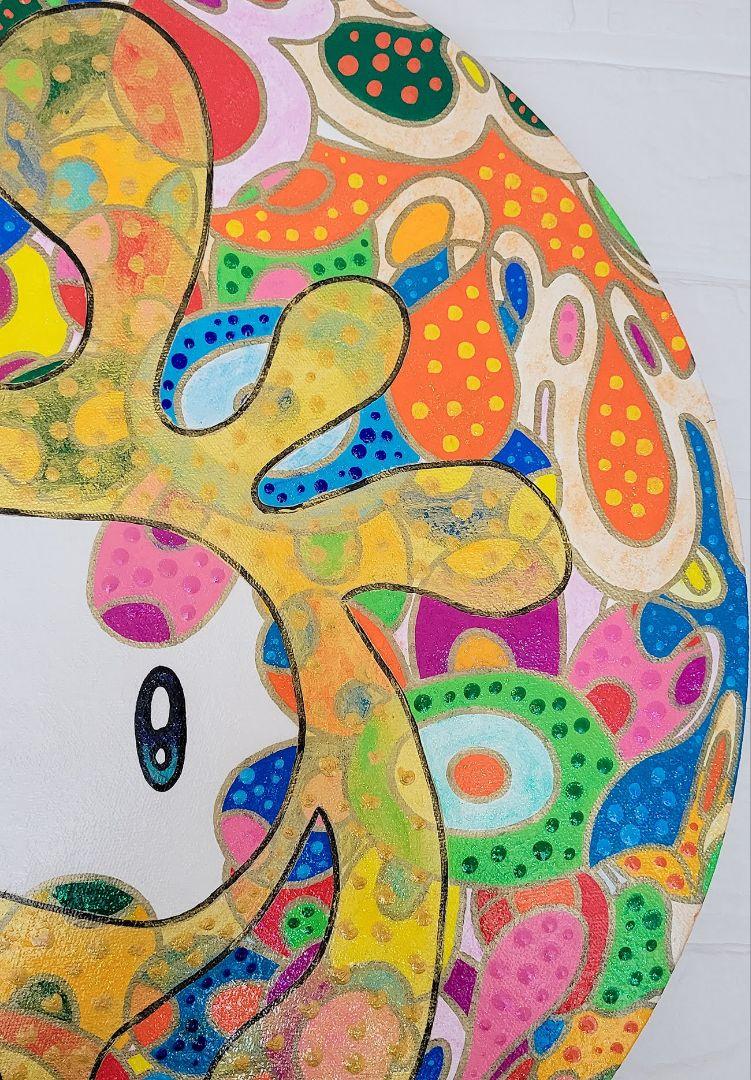 ☆鈴木哲也☆丸50(500×500mm)アクリル原画1点物☆送料無料#140
