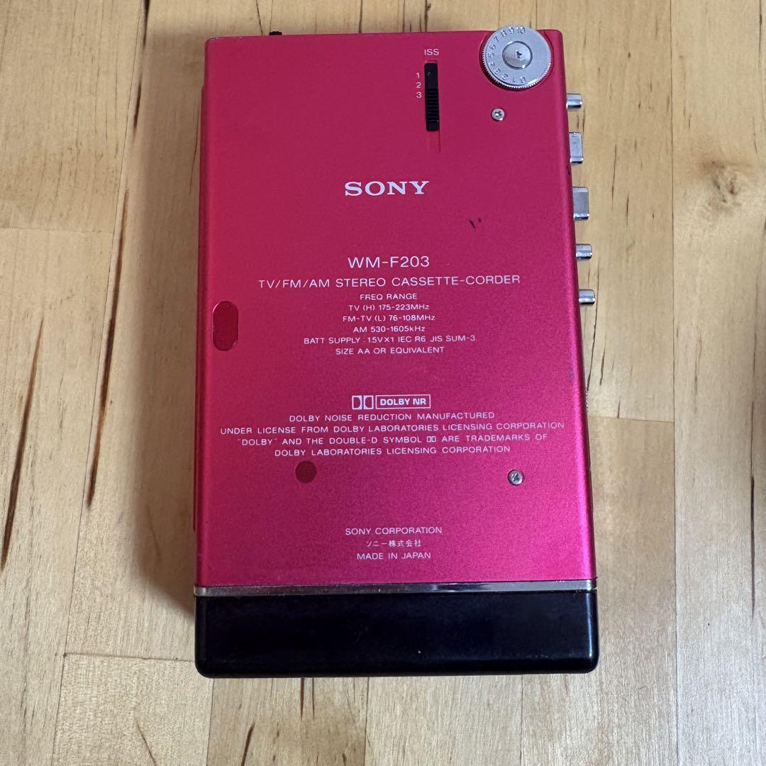 ジャンク　SONY ソニー WALKMAN ウォークマン WM-F203 7-2