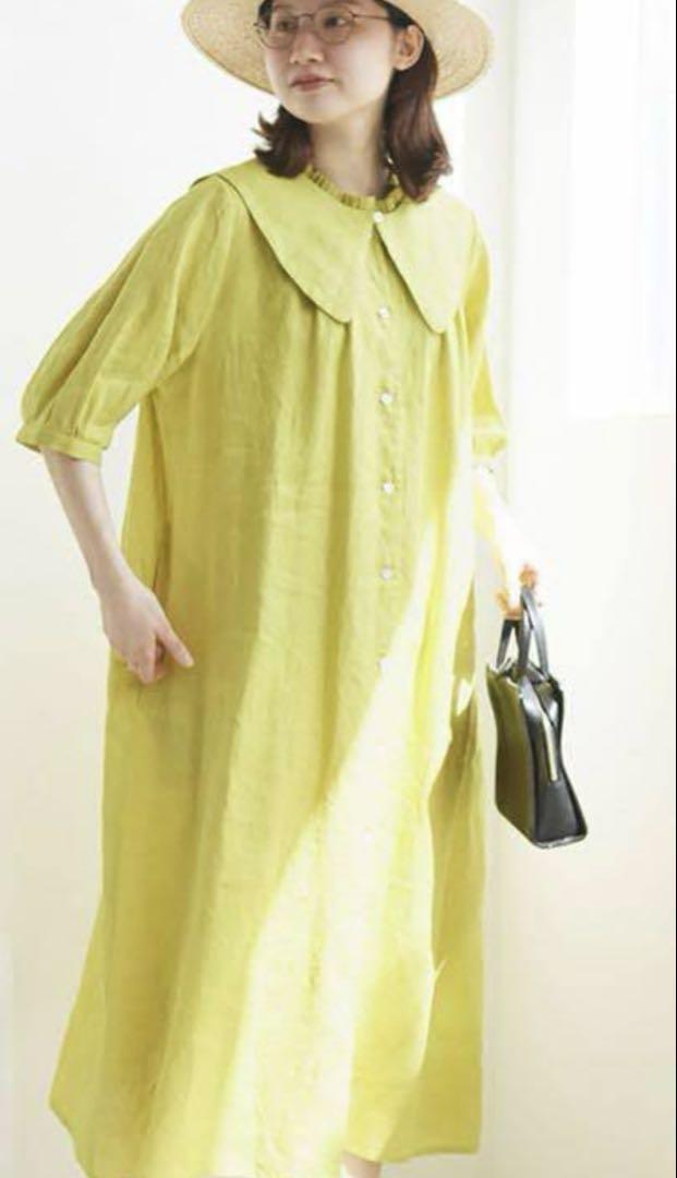 fig London フィグロンドン リネンワンピース