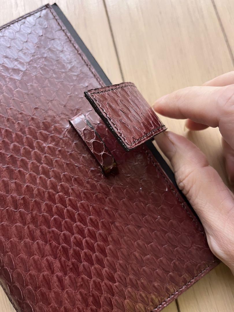 【新品未使用】Cartier パイソン　手帳