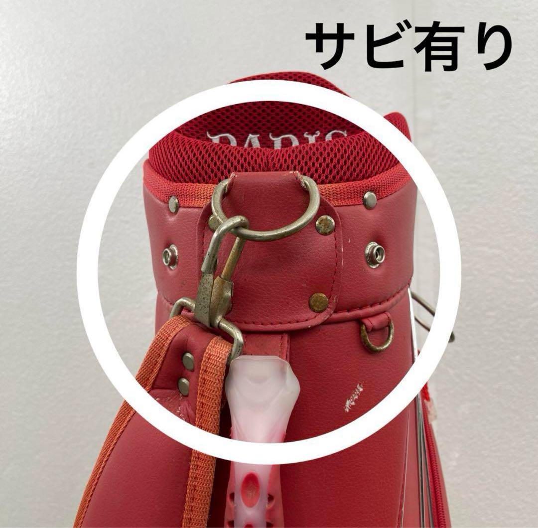 PARIS ゴルフバック 8インチ パリス キャディバッグ レディース