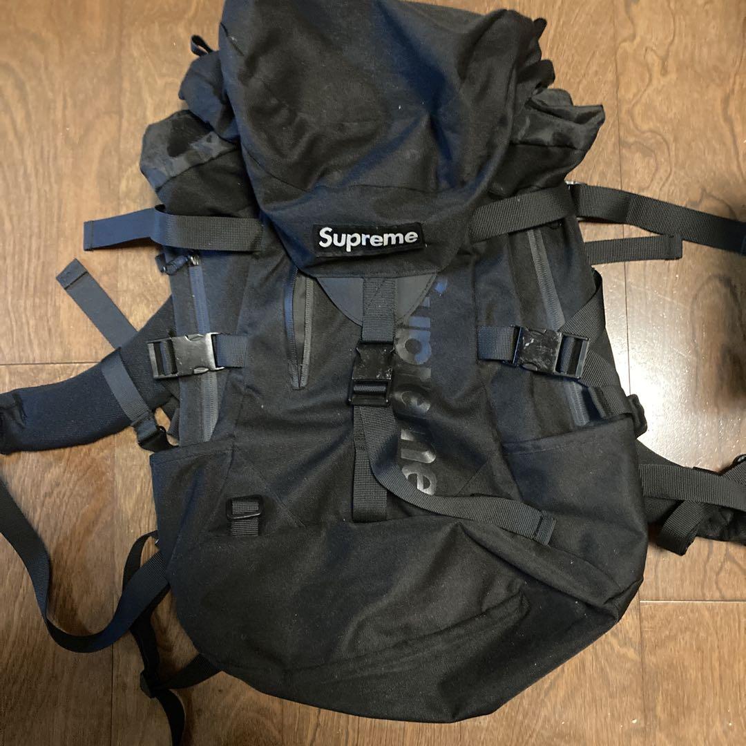 Supreme ブラック バックパック