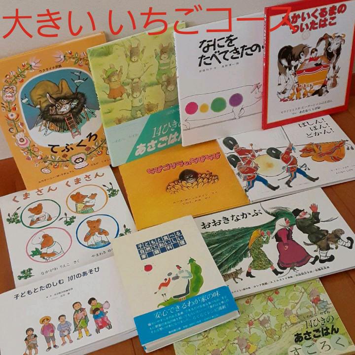 2～3～5才用絵本☆童話館☆大いちご・小・大くるみコース