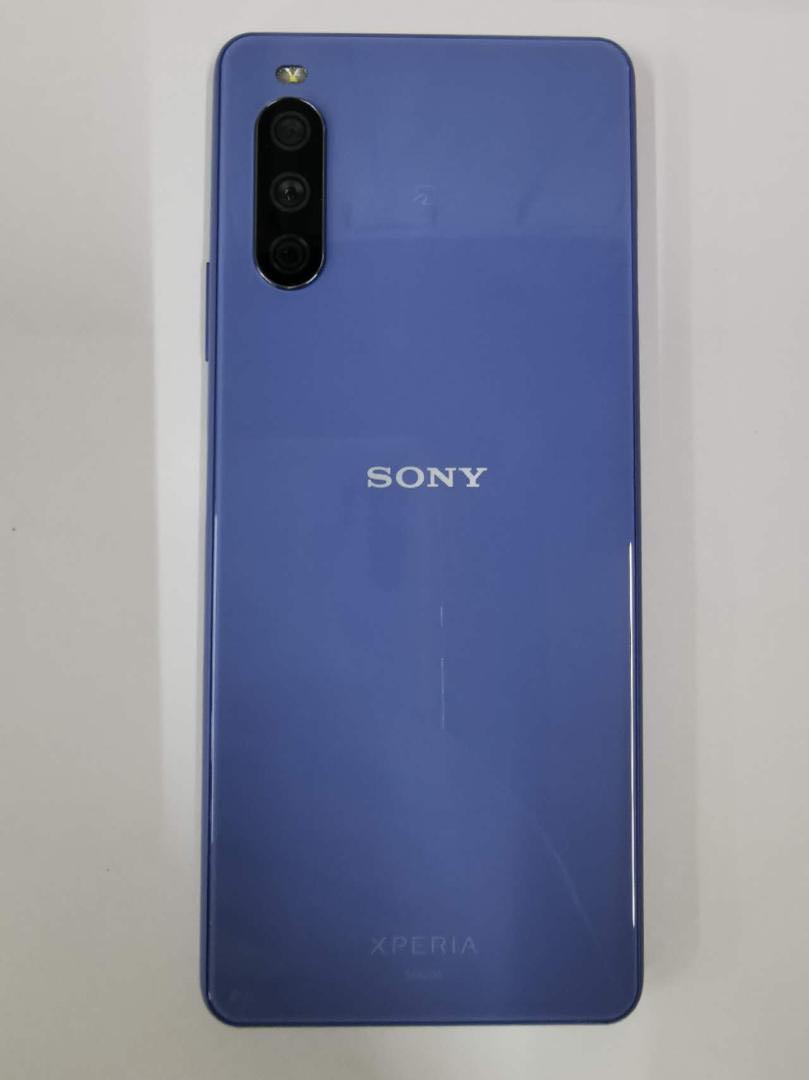 完動品 au SOG04 SONY Xperia 10 III ブルー