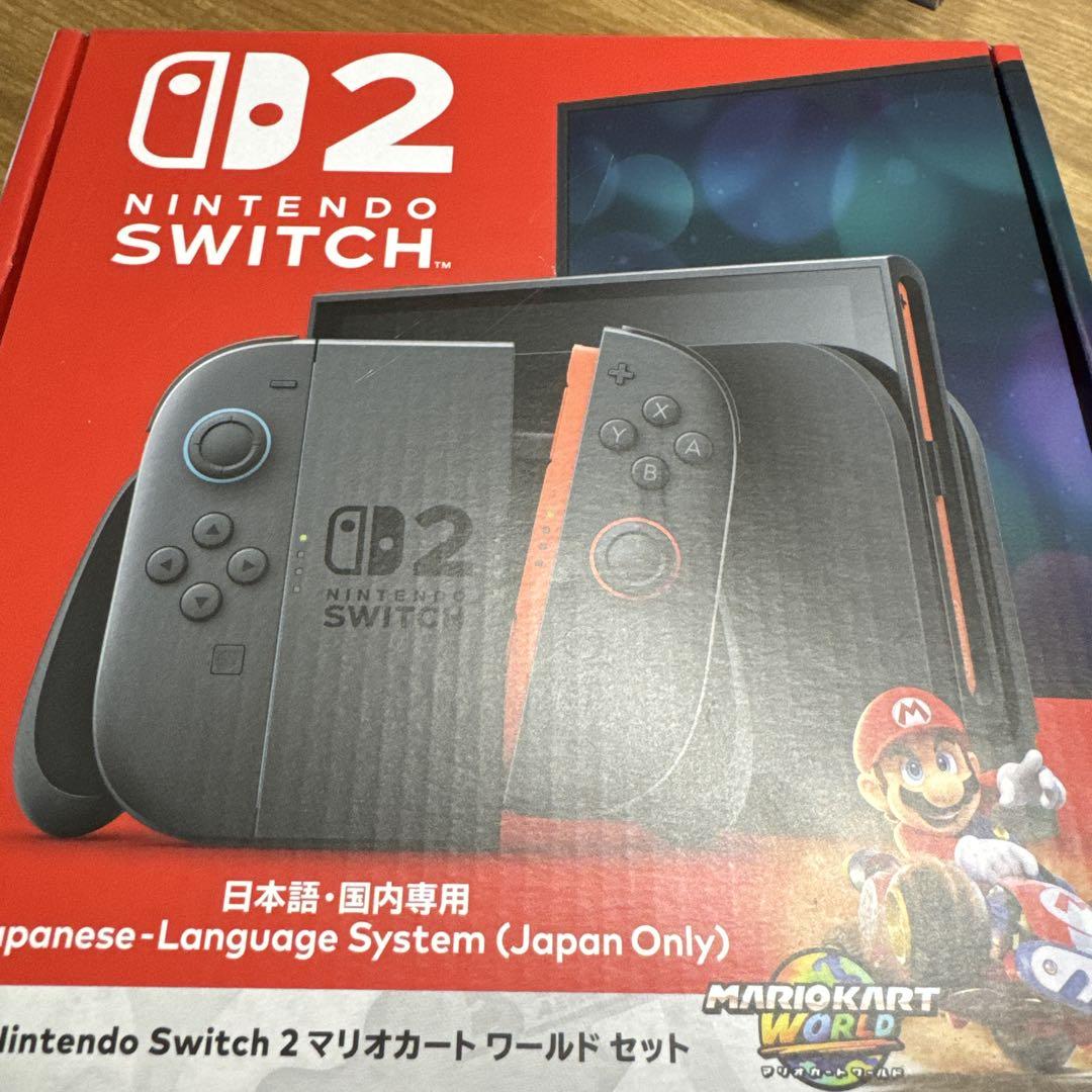 switch2 新品未使用　マリオカート同梱版　保護フィルム付き