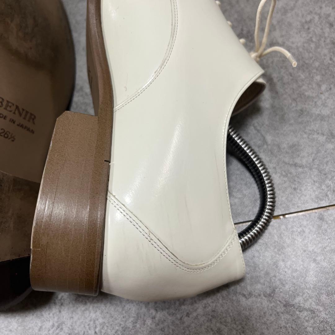 美品 BENIR ウエディングシューズ 革靴 26.5cm 送料無料