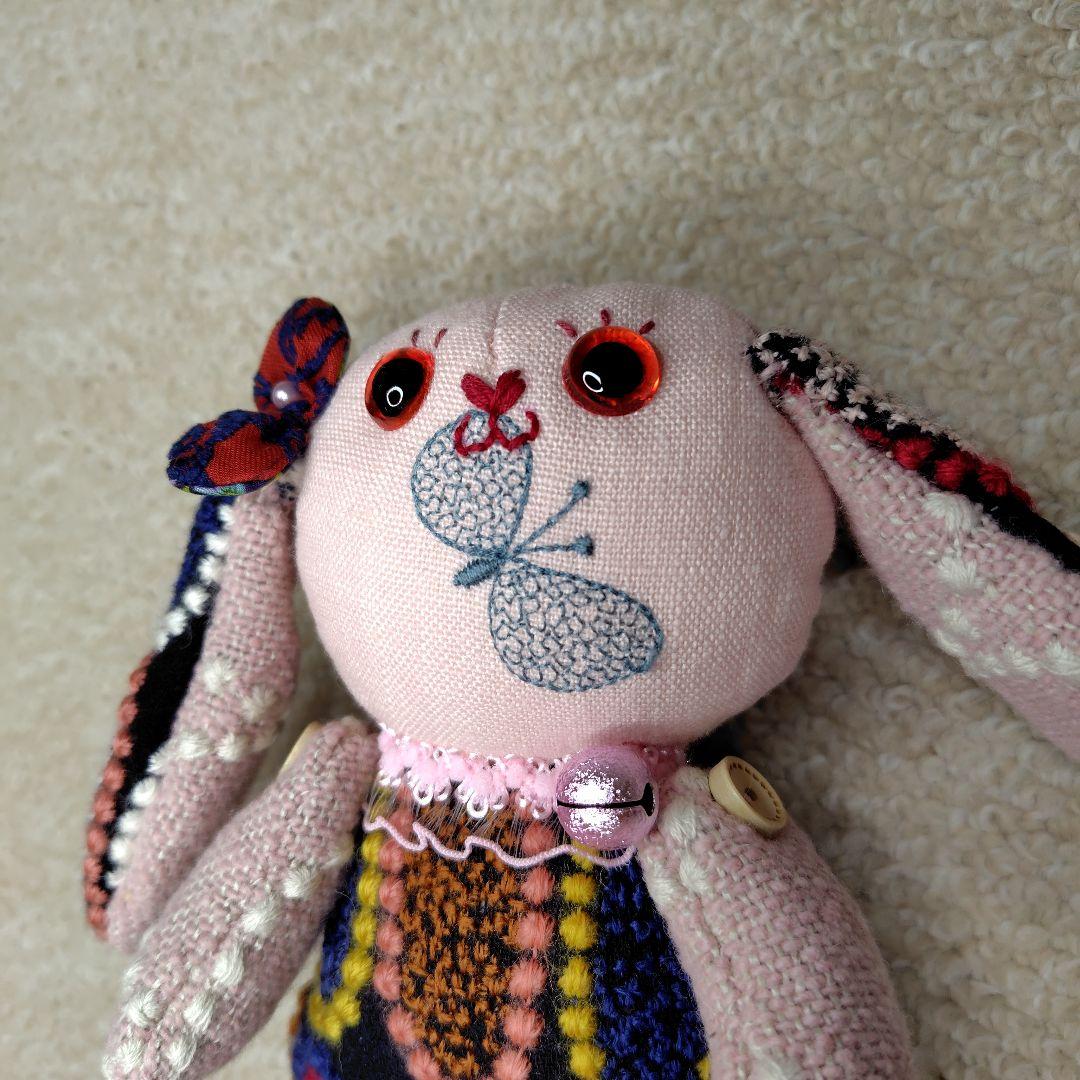 ミナペルホネン＊ハンドメイド＊ぬいぐるみ＊うさこ＊⑭