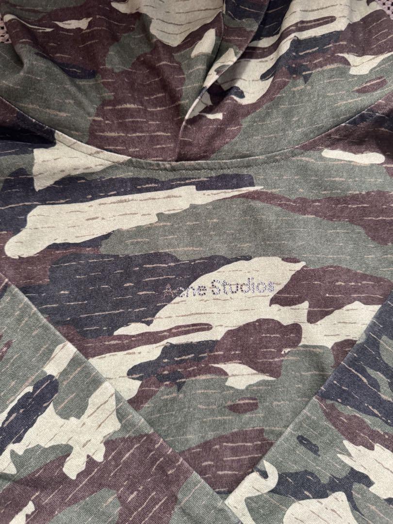 acne studios 迷彩 パーカー