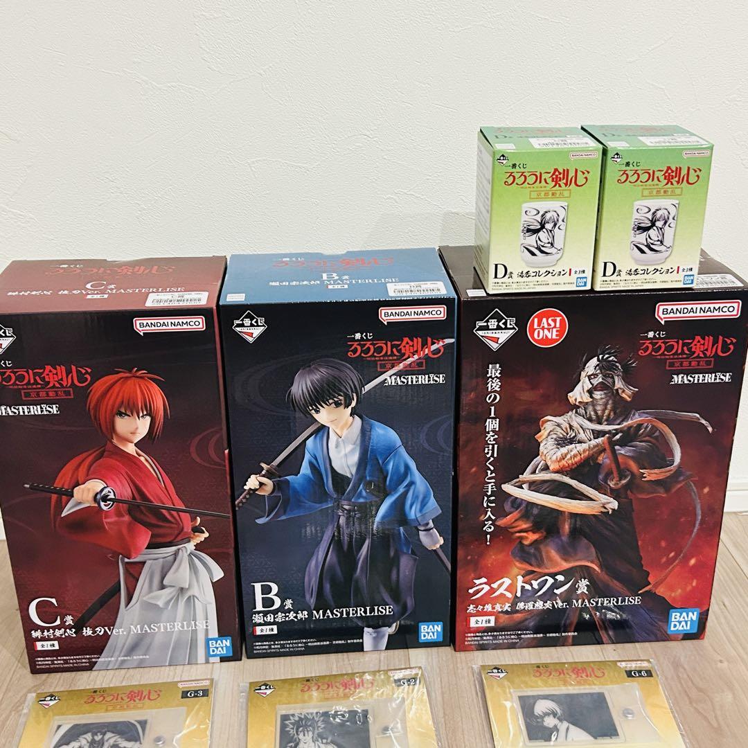 一番くじ るろうに剣心 B賞 C賞　ラストワン賞 フィギュア　D賞湯呑2個付き 一番くじ るろうに剣心 B賞 C賞 ラストワン賞 フィギュア｜Yahoo