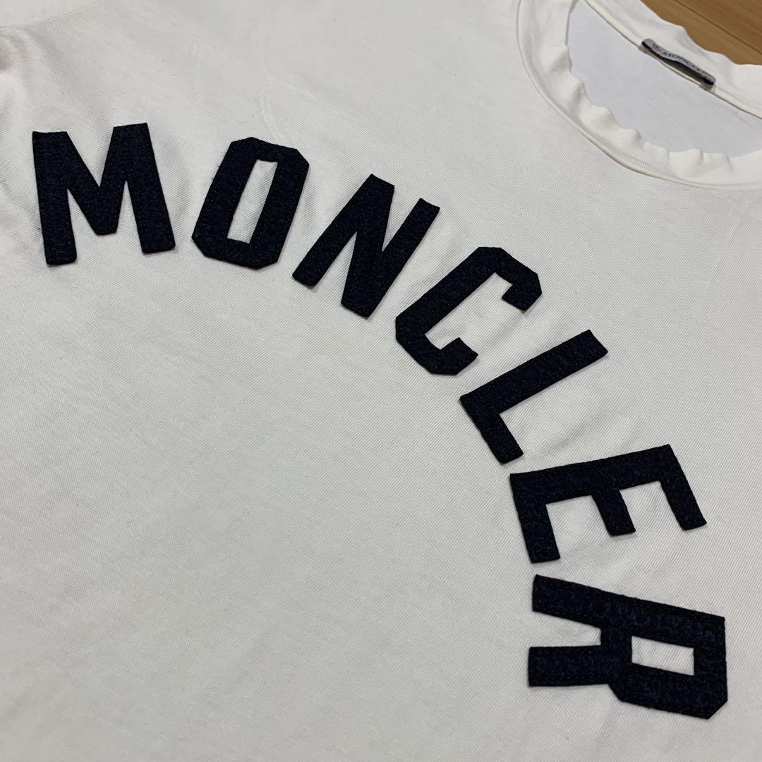美品］モンクレール 2022SS Tシャツ ベージュ 国内正規品4S441