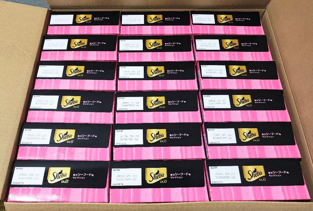 シーバデュオ 贅沢シーフード味セレクション 36箱Sheba