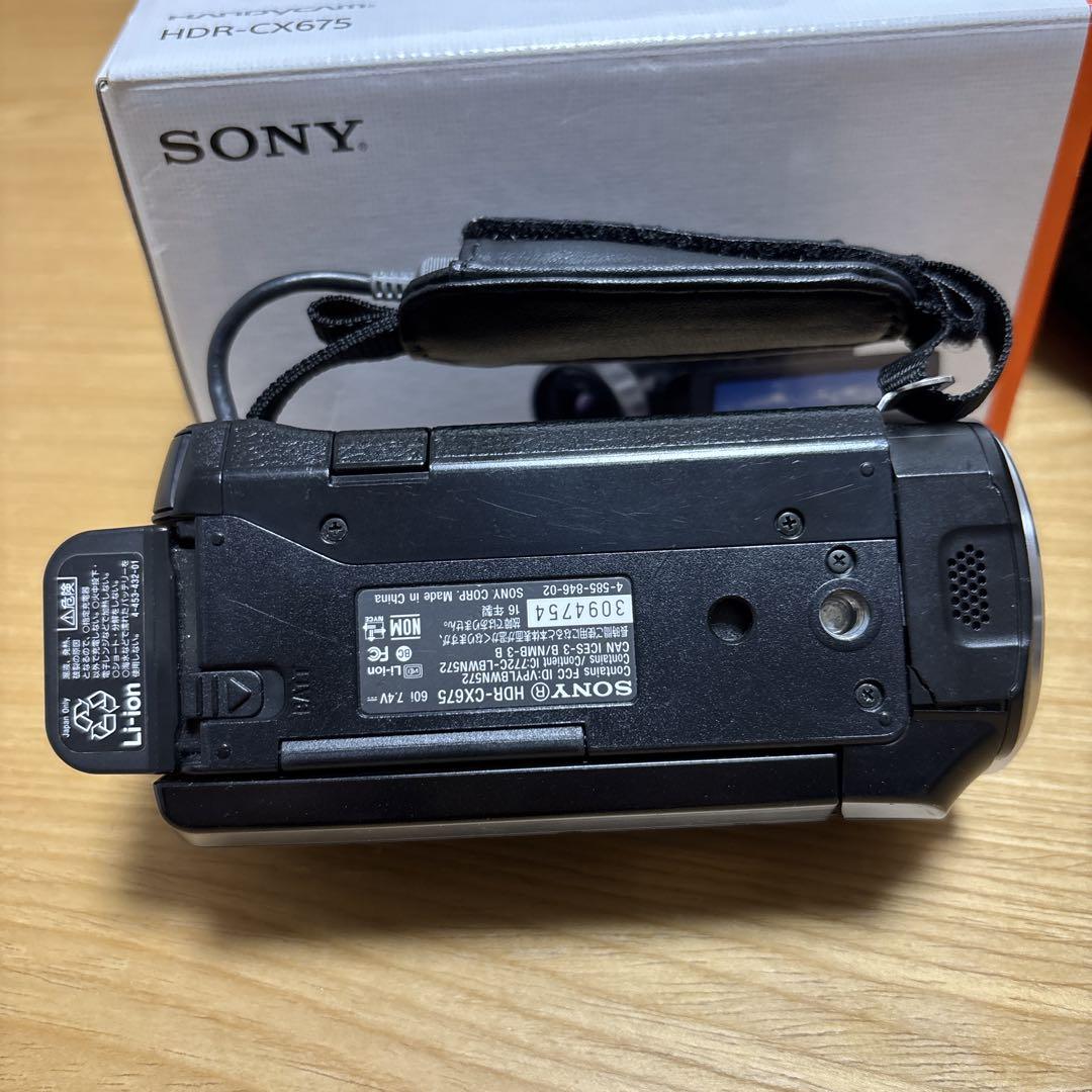 SONY HDR-CX675 ブラック 収納バック付き - メルカリ