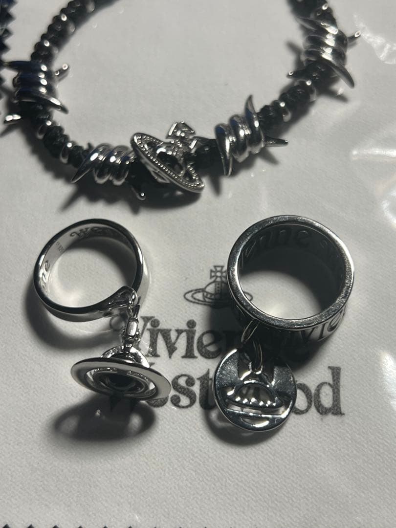 ヴィヴィアンウエストウッド　ブレスレット　リング　2個セット