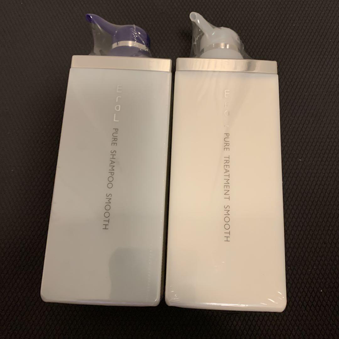 イーラルピュアシャンプースムース600mlトリートメントスムース600g