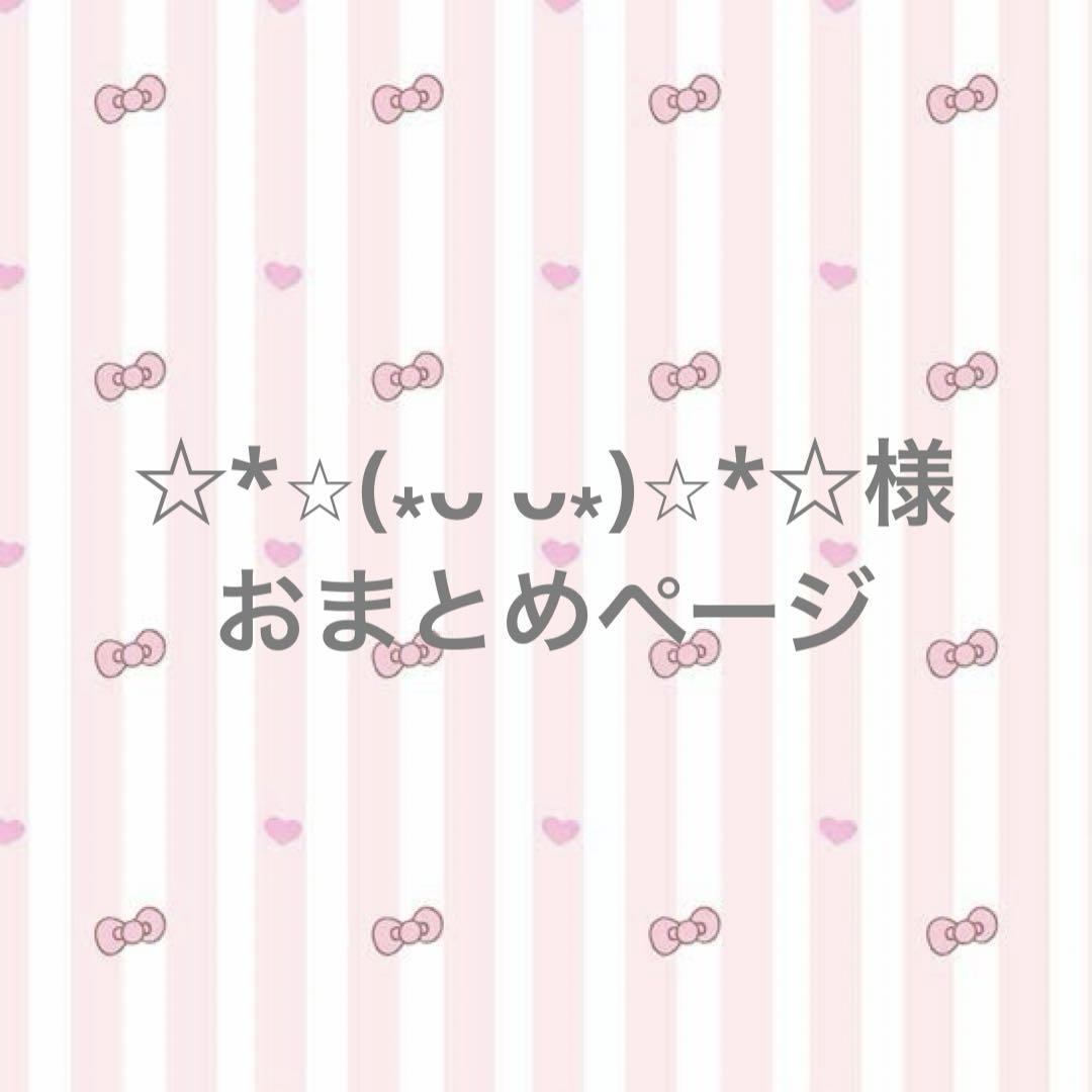 ☆*⭐︎(⁎ᴗ ᴗ⁎)⭐︎*☆様おまとめページ