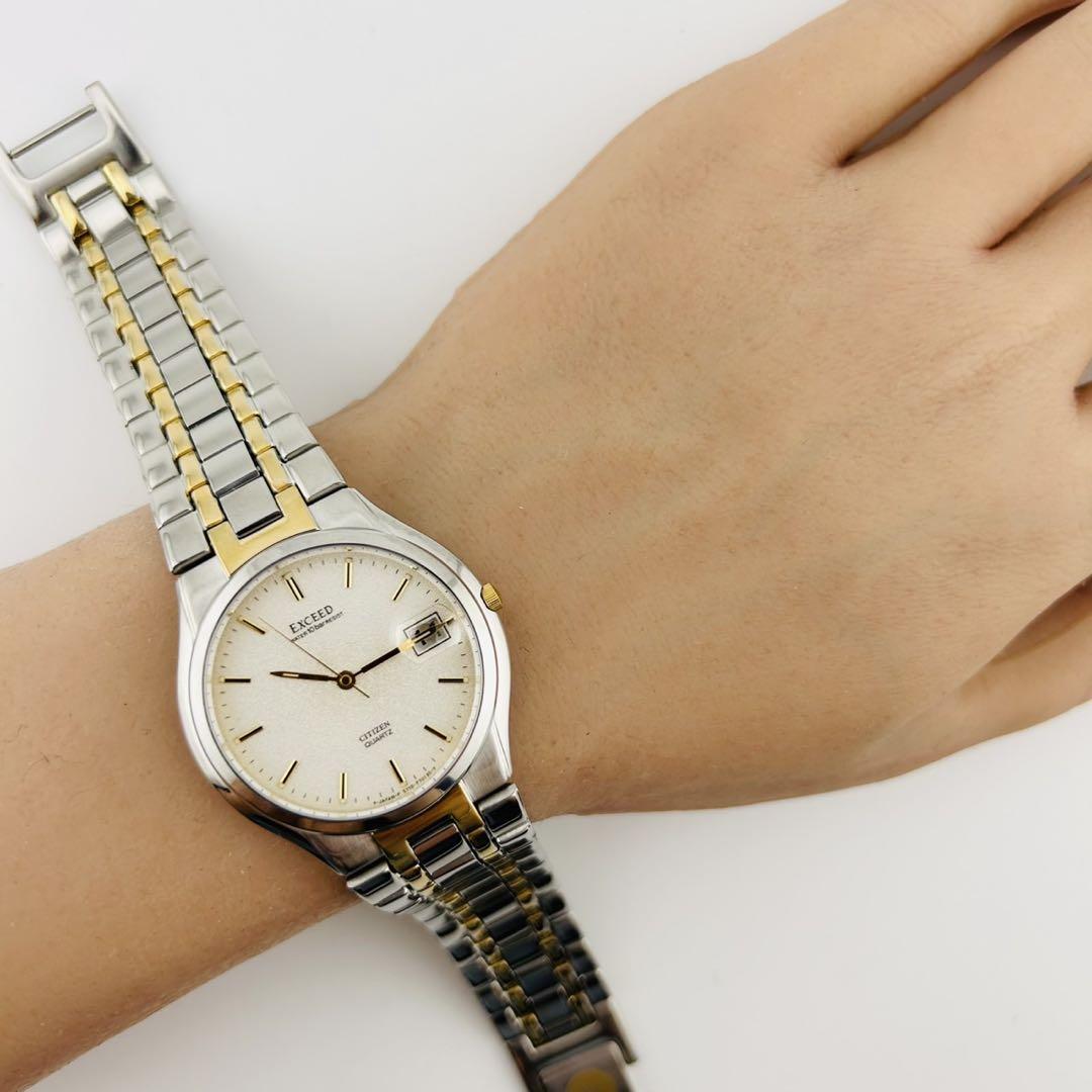 【希少品　美品　新品電池】3038 CITIZEN EXCEED メンズ腕時計