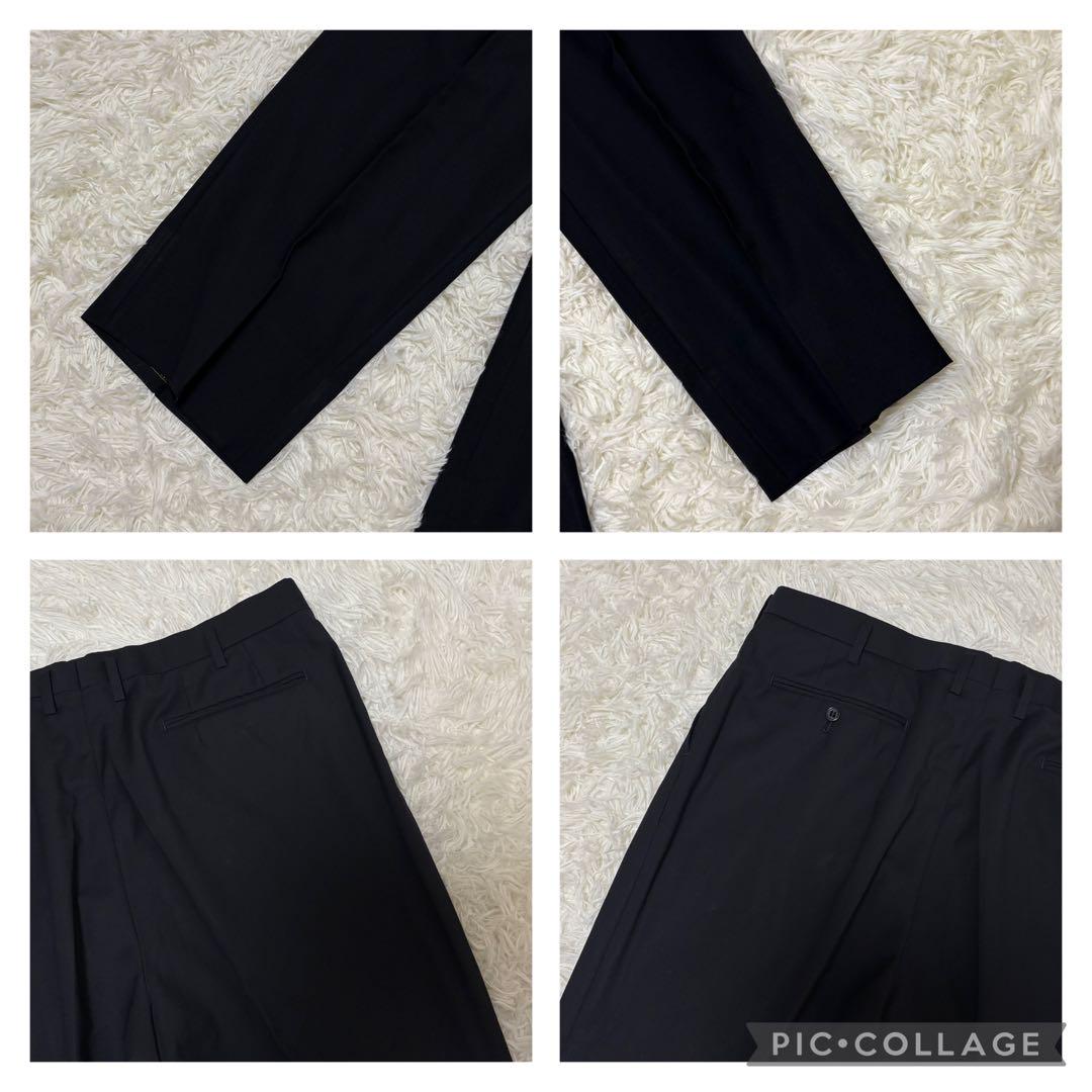 美品✨ゼニア　セットアップスーツ　ビジネススーツ　黒　XL