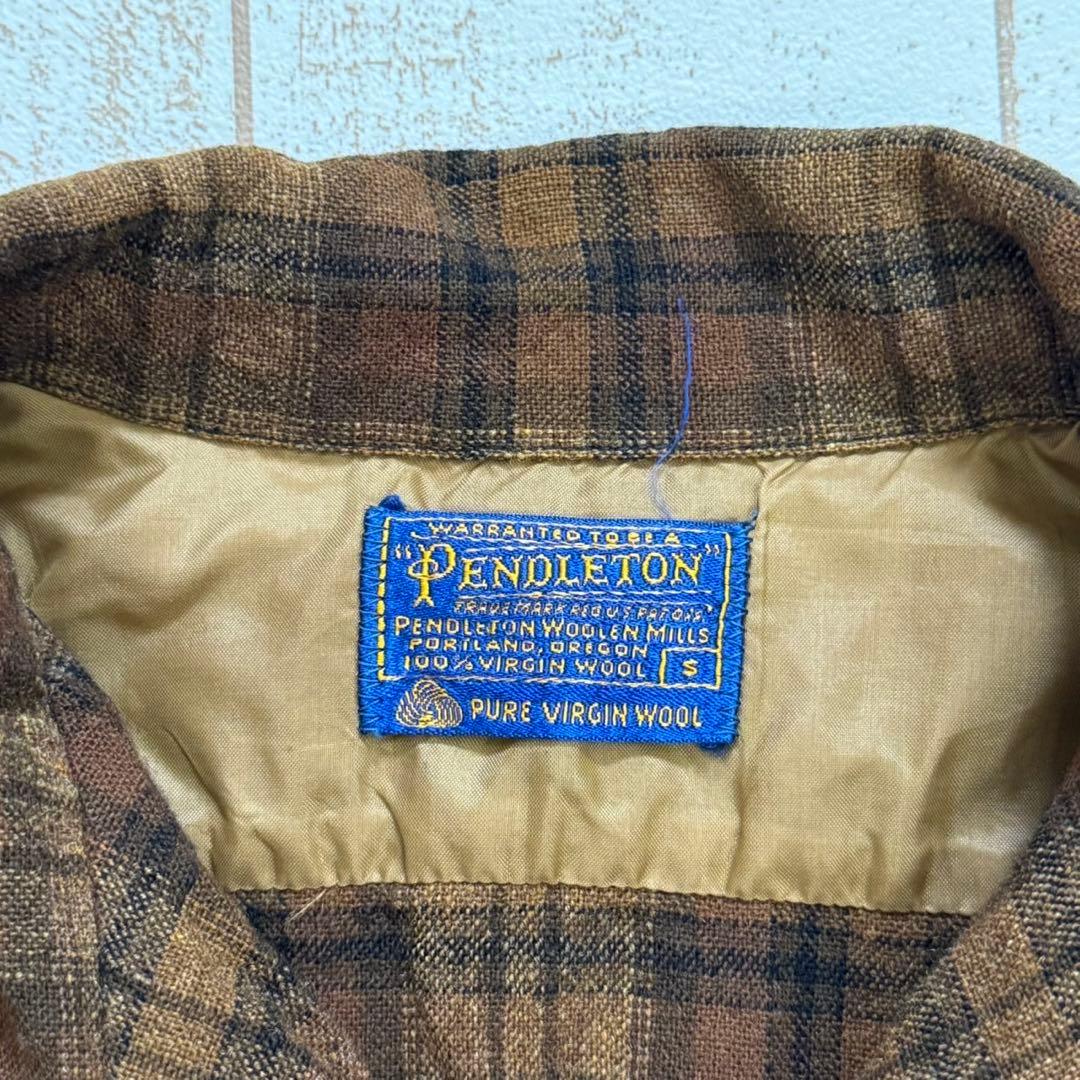 美品!好配色!60'sUSA製【ペンドルトン】ボードシャツ シャドーチェック 美品!好配色!60'sUSA製【ペンドルトン】ボードシャツ シャドーチェック
