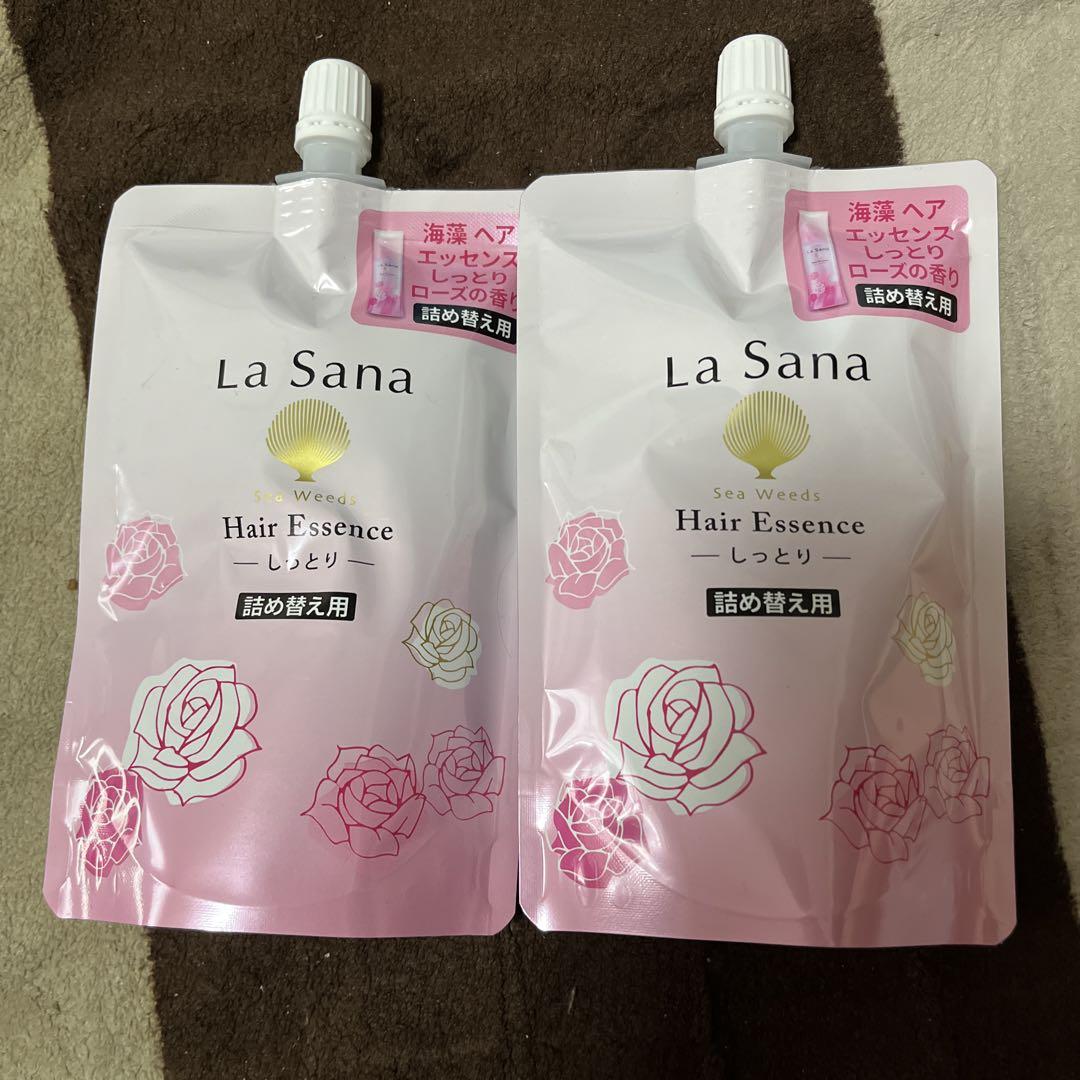 ラサーナ ヘアエッセンス しっとりタイプ　ローズの香り 詰め替え用140ml×2
