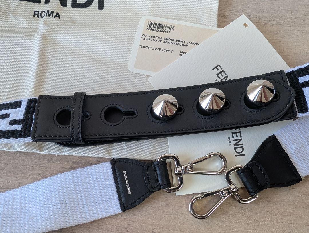 ま*ん様 FENDI ストラップユー キャンバス/レザー ショルダーストラップ