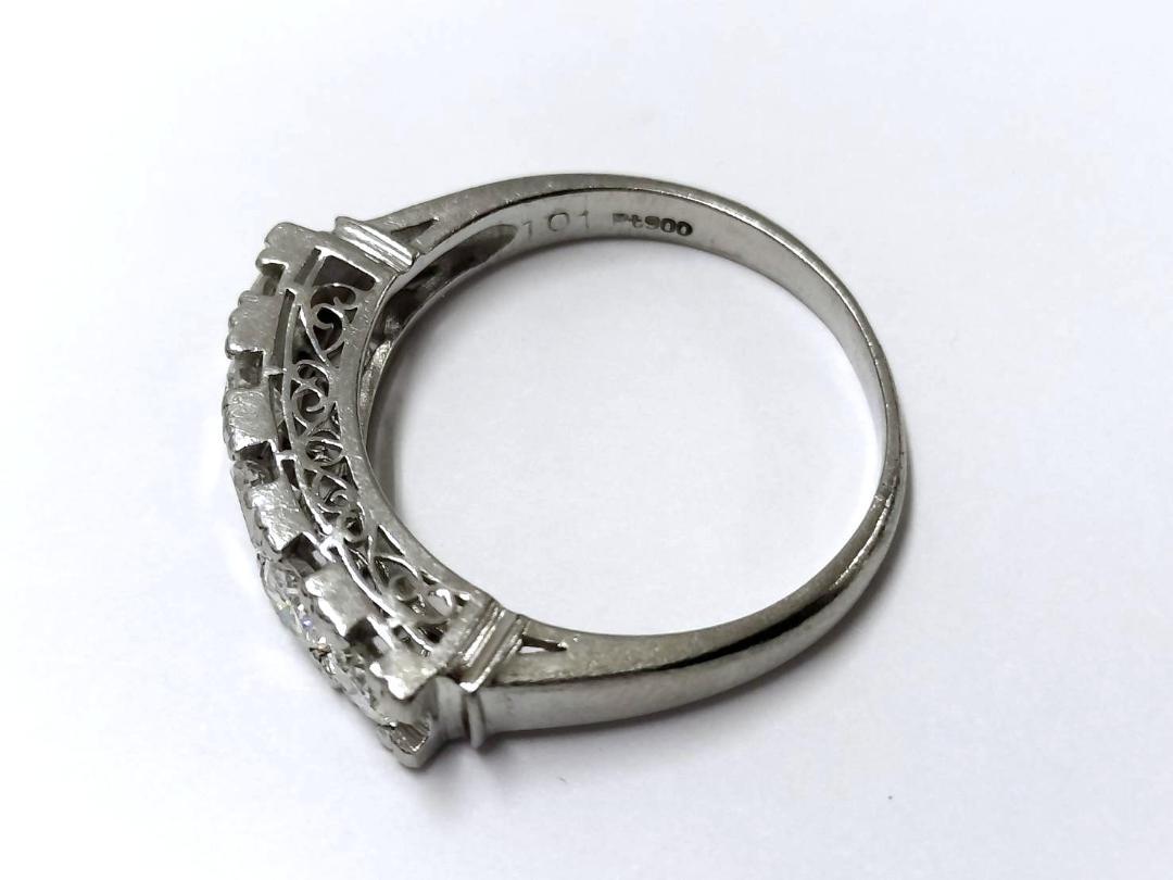 Pt900　ダイヤモンド 1.01ct　リング　アクセサリー　ジュエリー　現状品