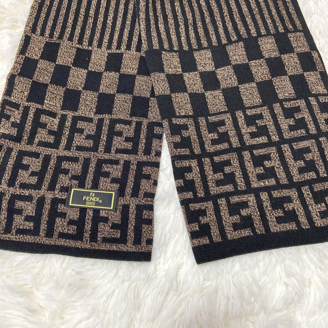 【未使用級】FENDI ズッカ柄 マフラー