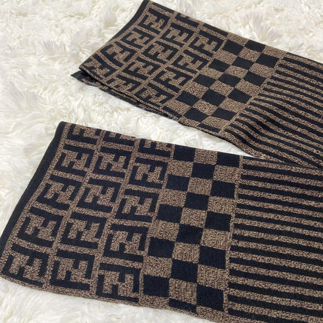 【未使用級】FENDI ズッカ柄 マフラー