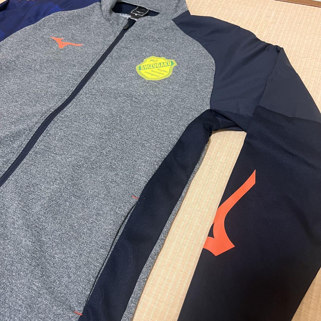 【美品】Mizuno 静岡学園　ジャージ　ジップアップウェア 上のみ　Mサイズ