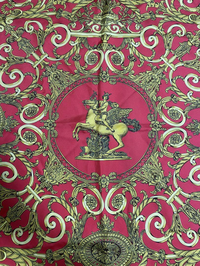 HERMES エルメス LES TUILERIES カレ90 シルク