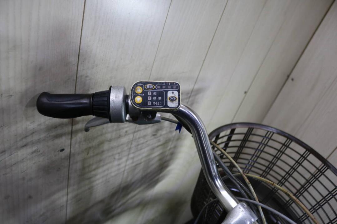 スーツ特別割引クーポン A6L40 リチウム アシスタ ブリヂストン 4AH 茶色 LED 3段 26型 自転車本体