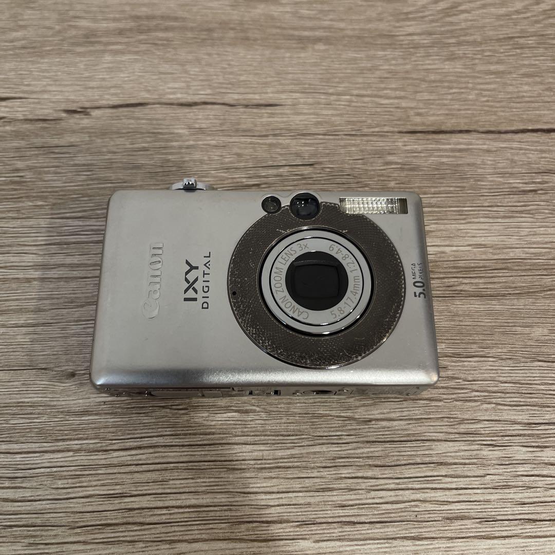3155 Canon IXY 55 シルバー デジカメ 動作確認済み