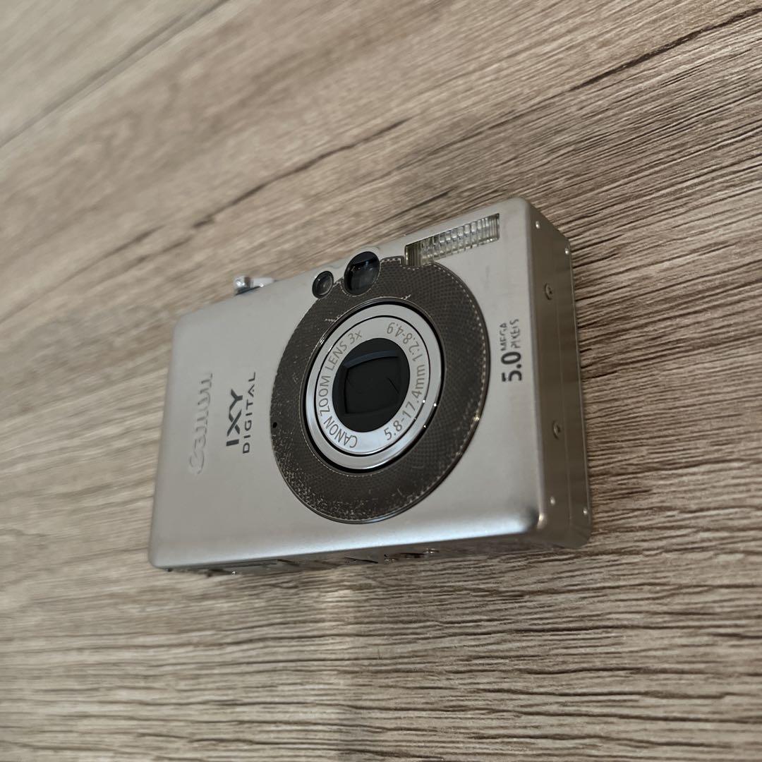 3155 Canon IXY 55 シルバー デジカメ 動作確認済み