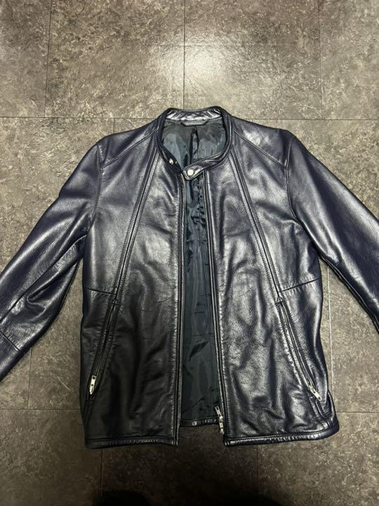ワコマリア 定価4.5万 ライダースジャケット レザージャケット シングル お洒落 レア XxQP7-m99268034509 カテゴリー