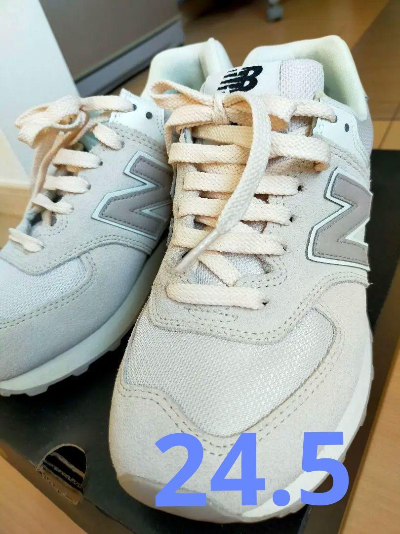 New Balance 574 ベージュ スニーカーサイズ24.5