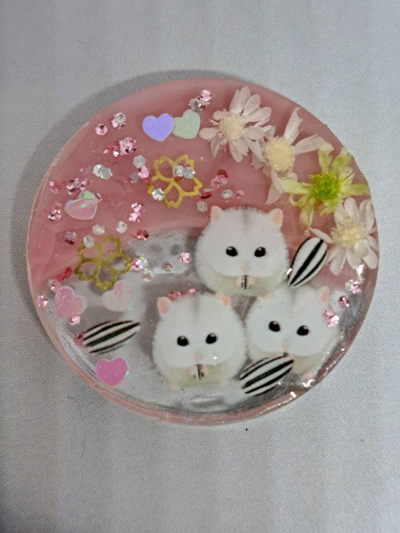 ハンドメイド❣️春アレンジ❣️マカロン、さくら、扇、つめ細工