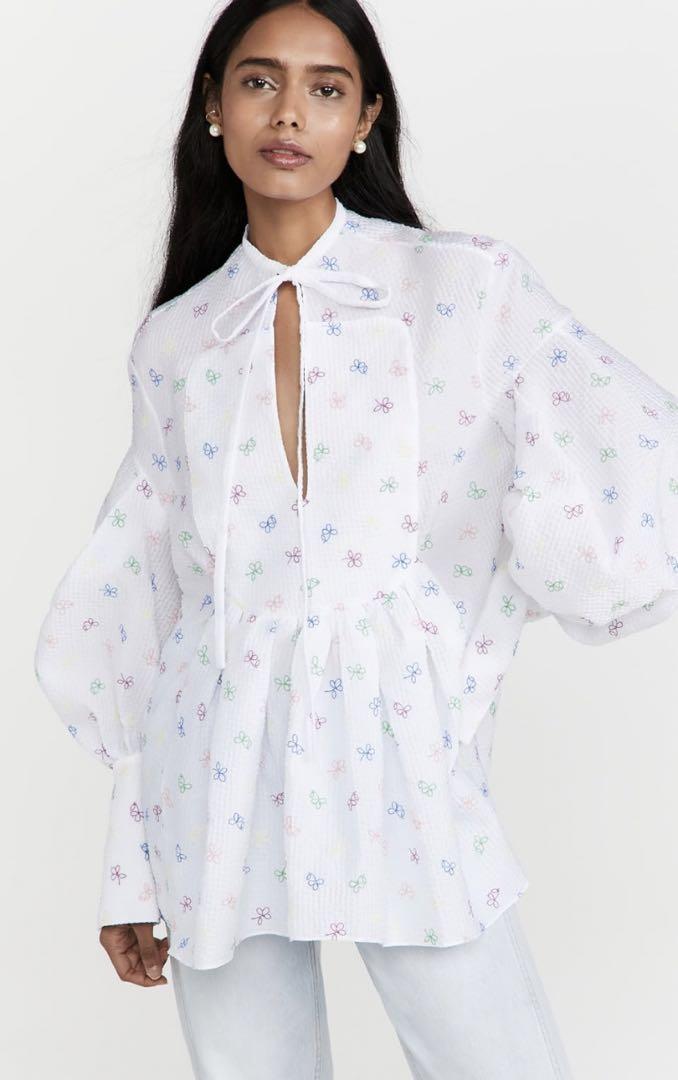 Rosie Assoulin 刺繍ブラウス　SwashbucklerBlouse