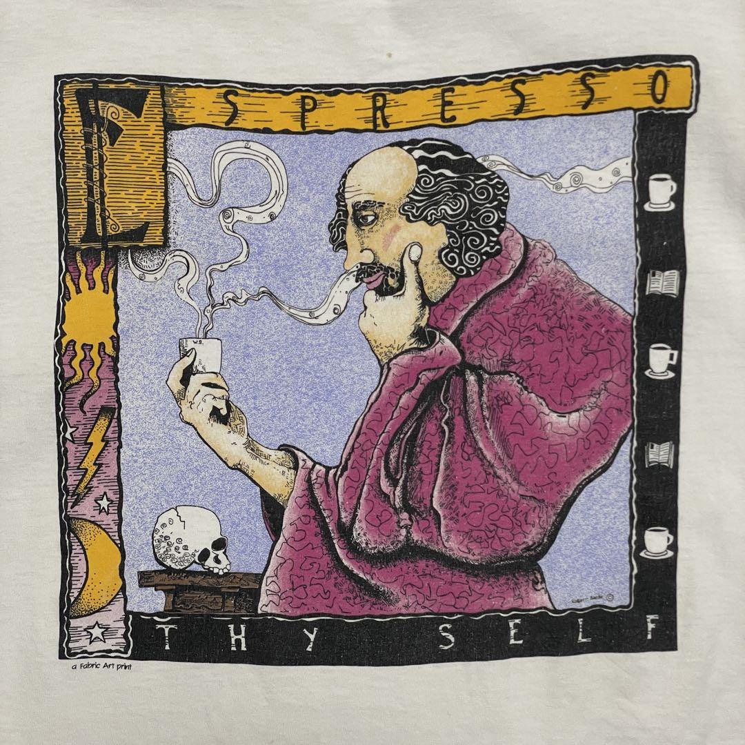 希少 FABRIC ART 90s USA Rob Bardel Art TEE - メルカリ