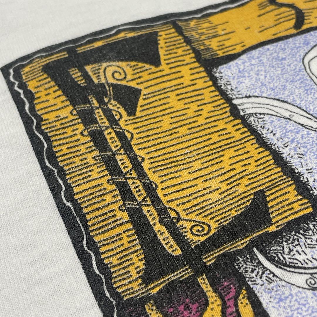 希少 FABRIC ART 90s USA Rob Bardel Art TEE - メルカリ